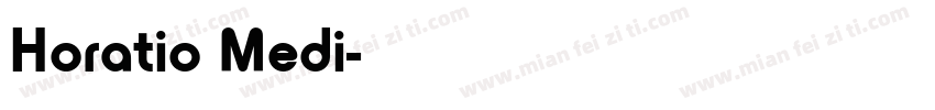 Horatio Medi字体转换